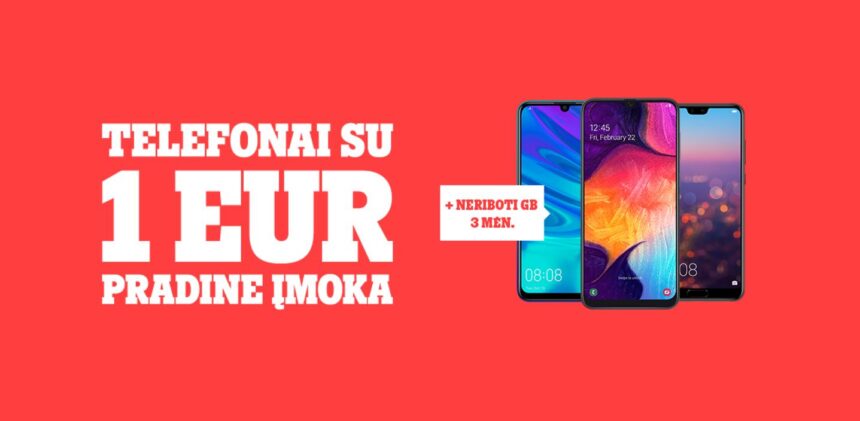 Svajojate apie naują išmanųjį, tačiau neturite jam santaupų? „Tele2“ turi puikų pasiūlymą – dabar operatoriaus salonuose bei internetinėje parduotuvėje www.tele2.lt daugelį telefonų su sutartimi galima įsigyti vos už 1 Eur pradinę įmoką.