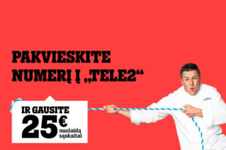 AMobiliojo ryšio operatorius „Tele2“ savo klientams dalija nuolaidas už atvestus naujus narius. Dabar kiekvienam, pakvietusiam draugus ar artimuosius naudotis „Tele2“ paslaugomis, operatorius siūlo 25 Eur nuolaidą paslaugų sąskaitai, o jo draugui dovanoja 100 gigabaitų duomenų.