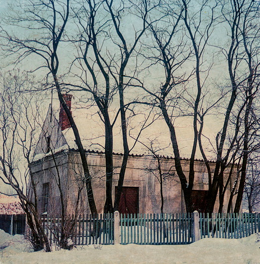 Buvęs Upytės pavieto archyvo pastatas, tapęs Panevėžio kraštotyros muziejaus padaliniu, prieš atnaujinimą. 1971 METŲ ATVIRUKŲ RINKINIO „PANEVĖŽYS“ nuotr.