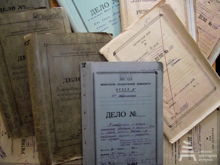Lietuvos SSR Valstybės saugumo komiteto – KGB – archyvinės bylos. LCVA nuotr.