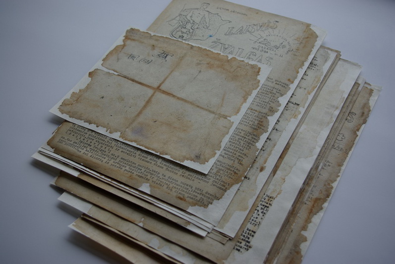 Tauro apygardos Vytauto rinktinės štabo archyvo dokumentai LYA nuotr.