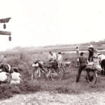 Dviračių žygis Durbė–Pabaiskas, 1985-ieji. V. BEINORTIENĖS ASMENINIO ARCHYVO nuotraukos