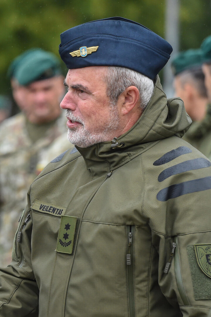 Panevėžietis karo kapelionas pulkininkas leitenantas dr. Virginijus Veilentas. G. KARTANO nuotr.