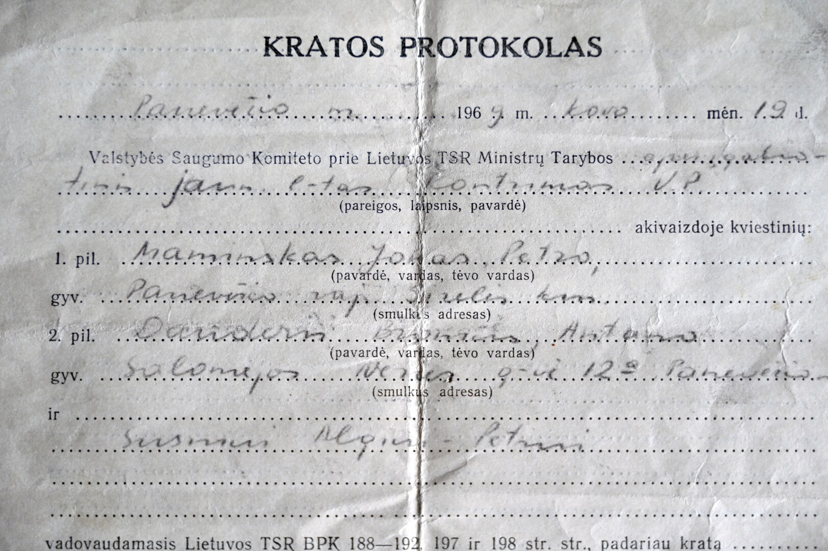 Čekistai nepaleido Algimanto Susnio iš akių net po aštuonerių kalinimo metų grįžusio į Lietuvą – nuolat aplankydavo su kratomis. ASMENINIO ALBUMO nuotr. 