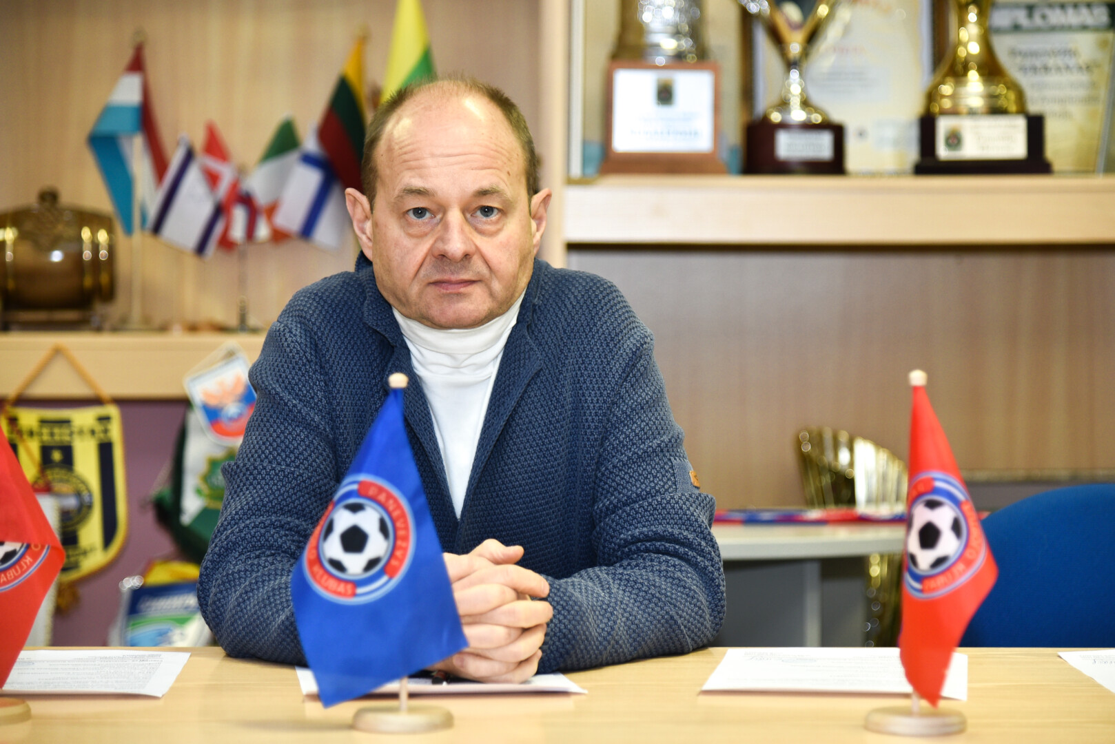 Pasak Broniaus Vaitiekūno,bus dedamos visos pastangos, kad „Panevėžys“ žaistų savo namų aikštėje. P. ŽIDONIO nuotr. 