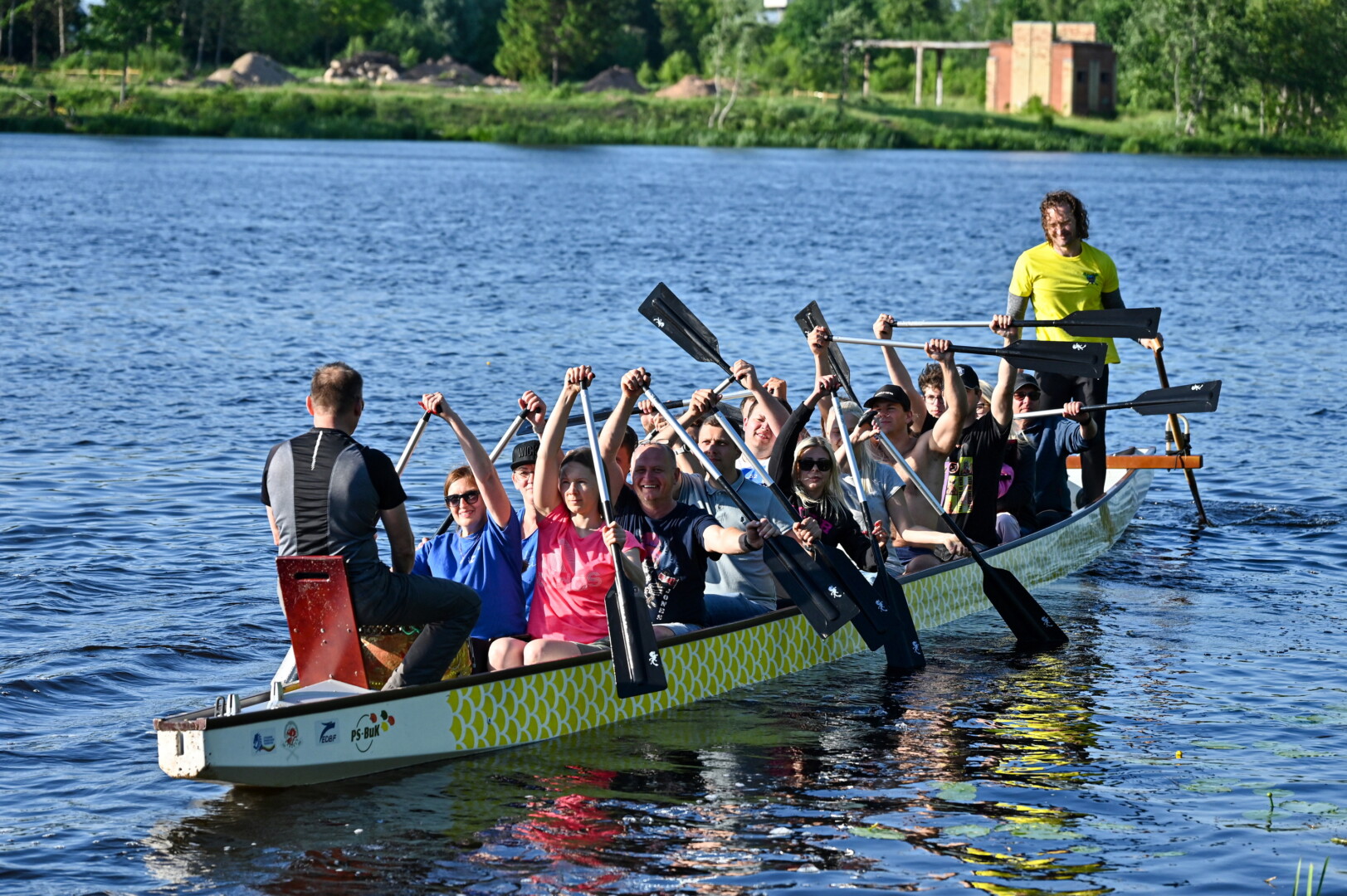Drakonų valtys unikalios ne dėl savo dydžio ir išvaizdos, bet ir dėl irkluotojų potyrių. G. KARTANO nuotr.