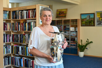 Turbūt vienintelis Lietuvoje sagų bankas, įsteigtas kūrybingų Panevėžio bibliotekininkių, veiklos nestabdo.