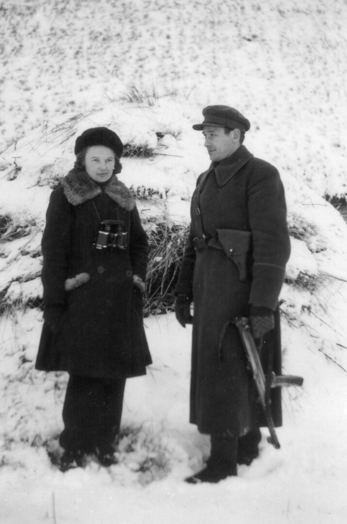 Antanas Žilys-Žaibas ir Zofija Žiliene-Klajūne. Kovotojos, partizanų vado žmonos istorija jau mūsų laikais įkvėpė grupę „Skylė“ sukurti dainą „Klajūnė“. PANEVĖŽIO KRAŠTOTYROS MUZIEJAUS fondų nuotr. 