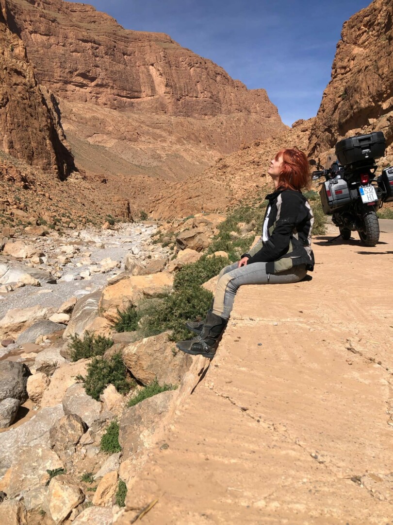 Per daugiau nei mėnesį L. Kęstaitienė aplankė dvylika šalių, o dvi kelionės savaites moteris viena klajojo po saulės įkaitintą, kontrastingą Maroką tokia drąsa stebindama vietinius. ASMENINIO ARCHYVO nuotr.