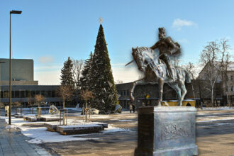 Kone prieš ketvirtį amžiaus Panevėžyje buvo kilusi mintis pastatyti tuo metu bene pirmą šalyje paminklą karaliui Mindaugui.