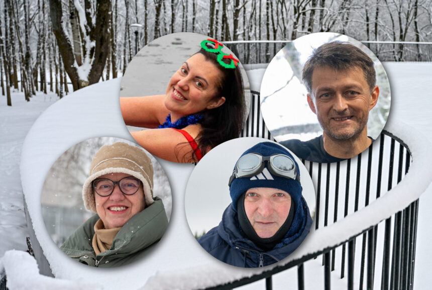 Kol vieni skaičiuoja dienas iki pavasario ir įtemptai laukia atšilimo, kiti tiesiog mėgaujasi šaltais orais ir sniegu.